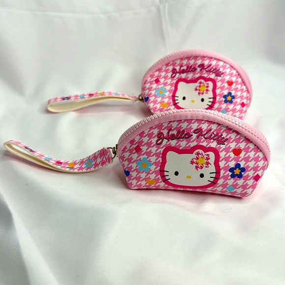 Hello Kitty One Piece Small Sanrio Japanese Cute Cosmetic Bag Storage Bag - Picture 3 of 8
